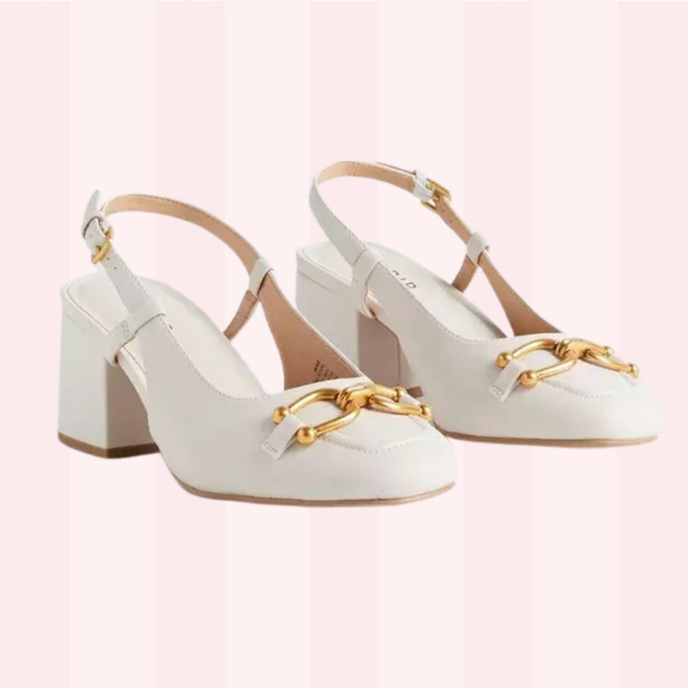 Brand New Torrid Slingback Block Heel with Hardware
